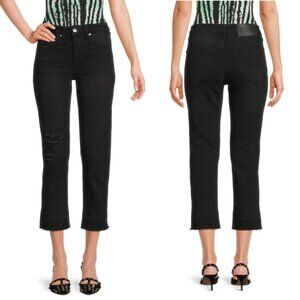 NWT New $250 Roberto Cavalli Class High Rise Straight Leg Cropped Jeans Size 27